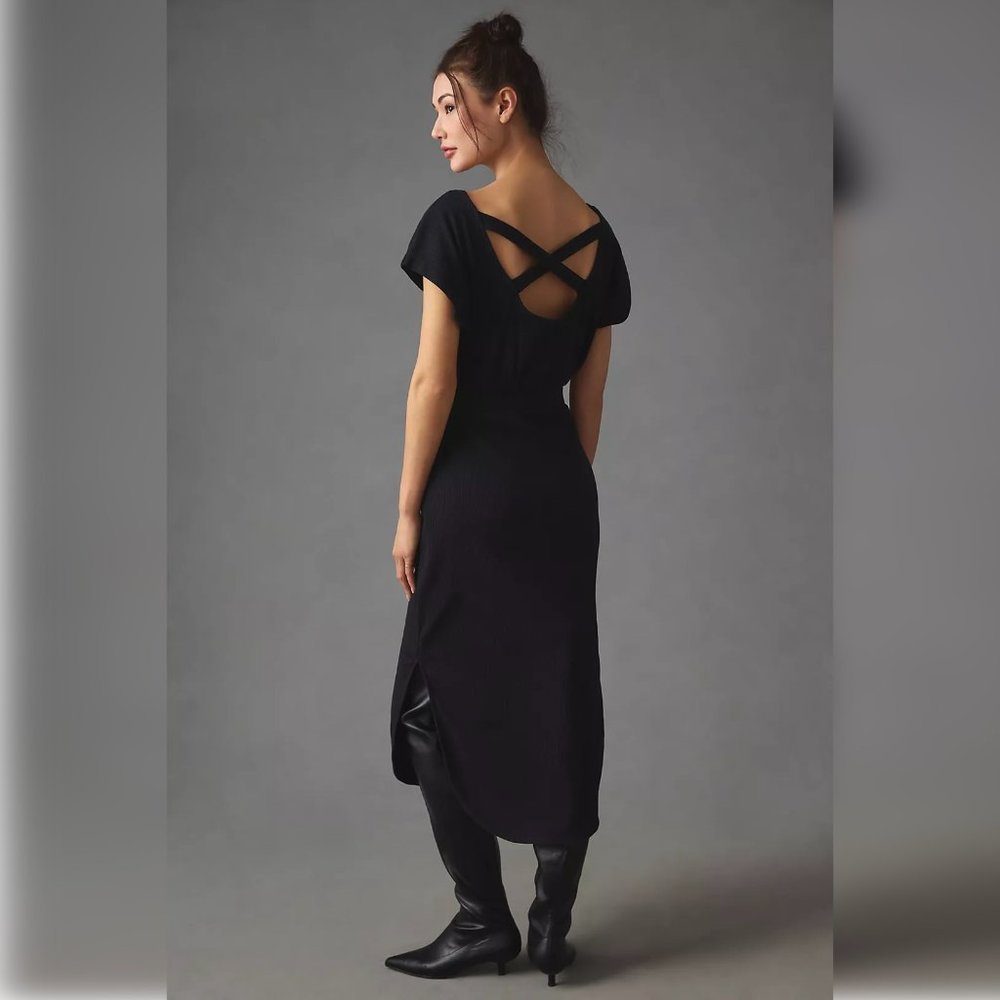 Daily Practice by Anthropologie Dolman-Sleeved Midi Dress